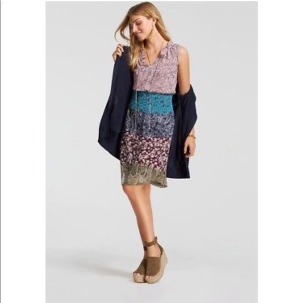 Cabi Dani Sleeveless Paisley Dress Size: XS